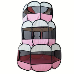 Portable Outdoor Pet Tent Foldable Cat Bed and Playpen