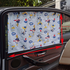 Universal Car Curtain Sunshade - Keep Your Kids Protected