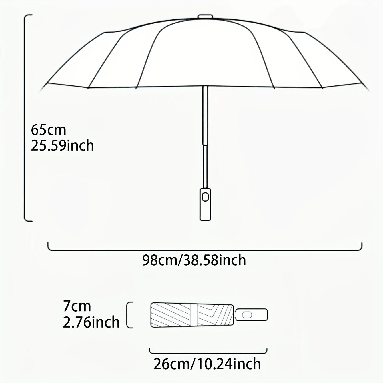 Floral Sunshade Double Layer Umbrella Rain Or Shine Dual use Umbrella