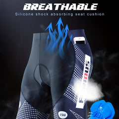 Men's Cycling Shorts with 3D Padding Lightweight Stretchy Racing