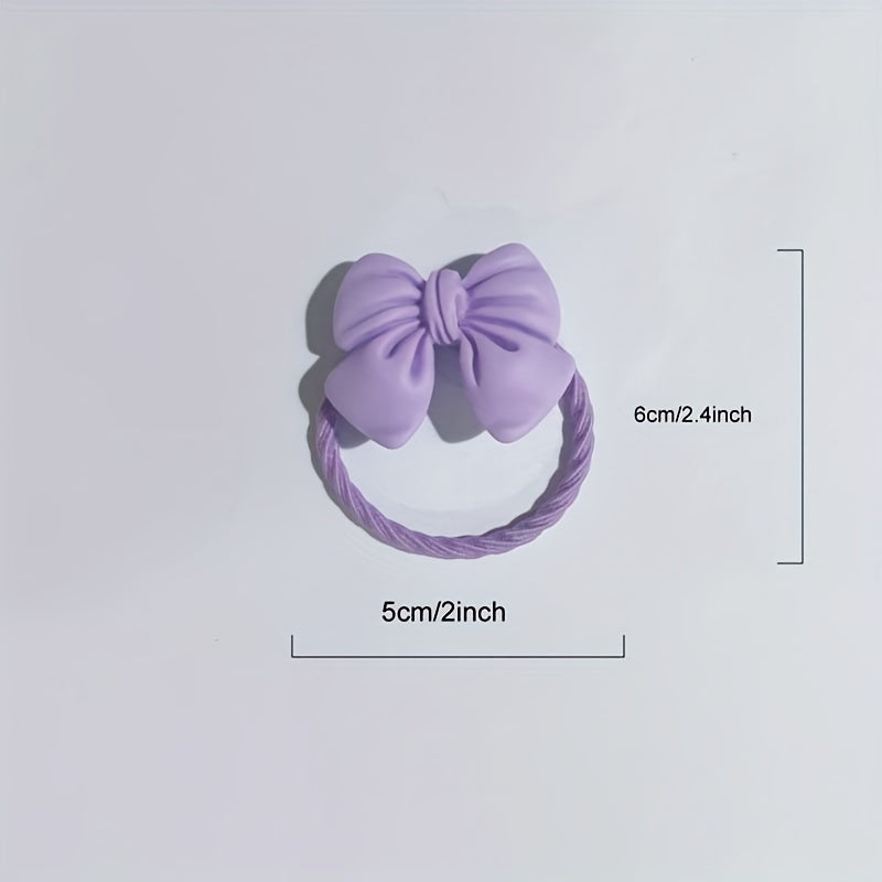 Bow Hair Ties Hair Bands Set Gift For Baby Girls