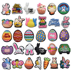 Easter Shoe Charms Set for Clogs Sandals - Shoe Accessories for Christmas