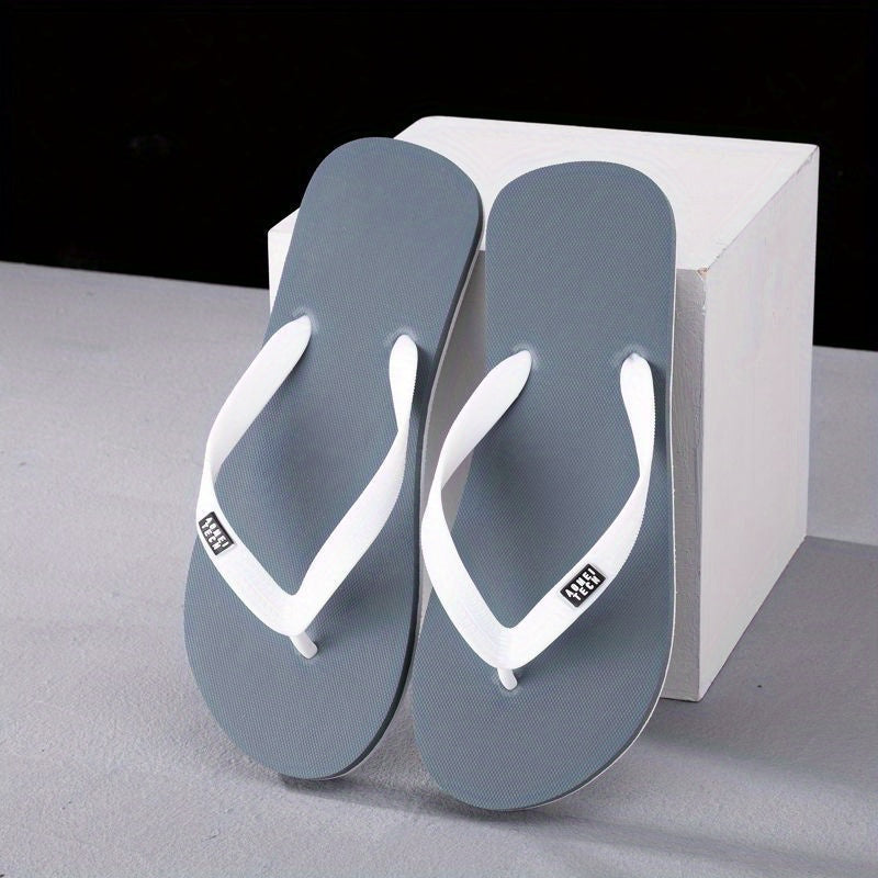 Men's Lightweight Non Slip Flip Flops Quick Drying Thong Sandals