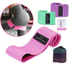 3pcs Hip Training Resistance Ropes for Fitness Stretching Bands