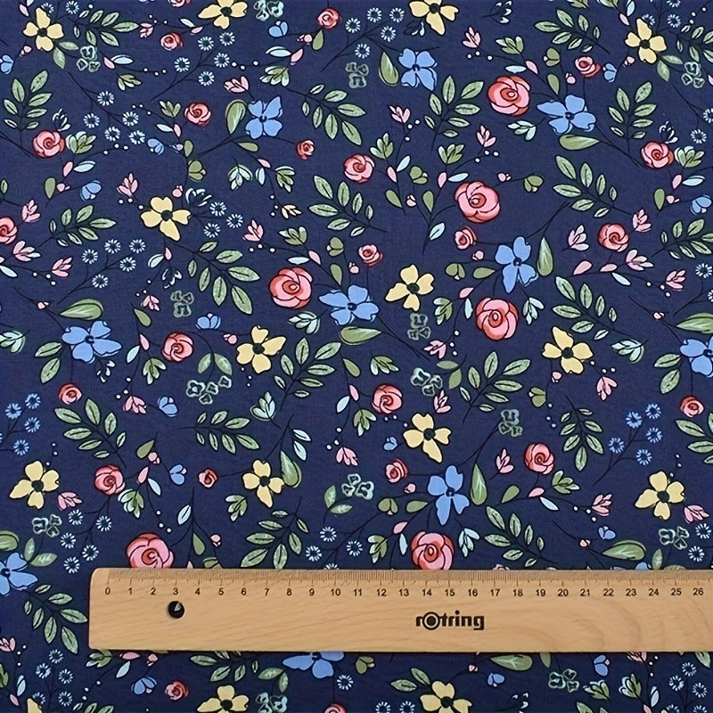 7pcs Rainforest Plant Pattern Cotton Fabric for DIY Doll Bedding Patchwork