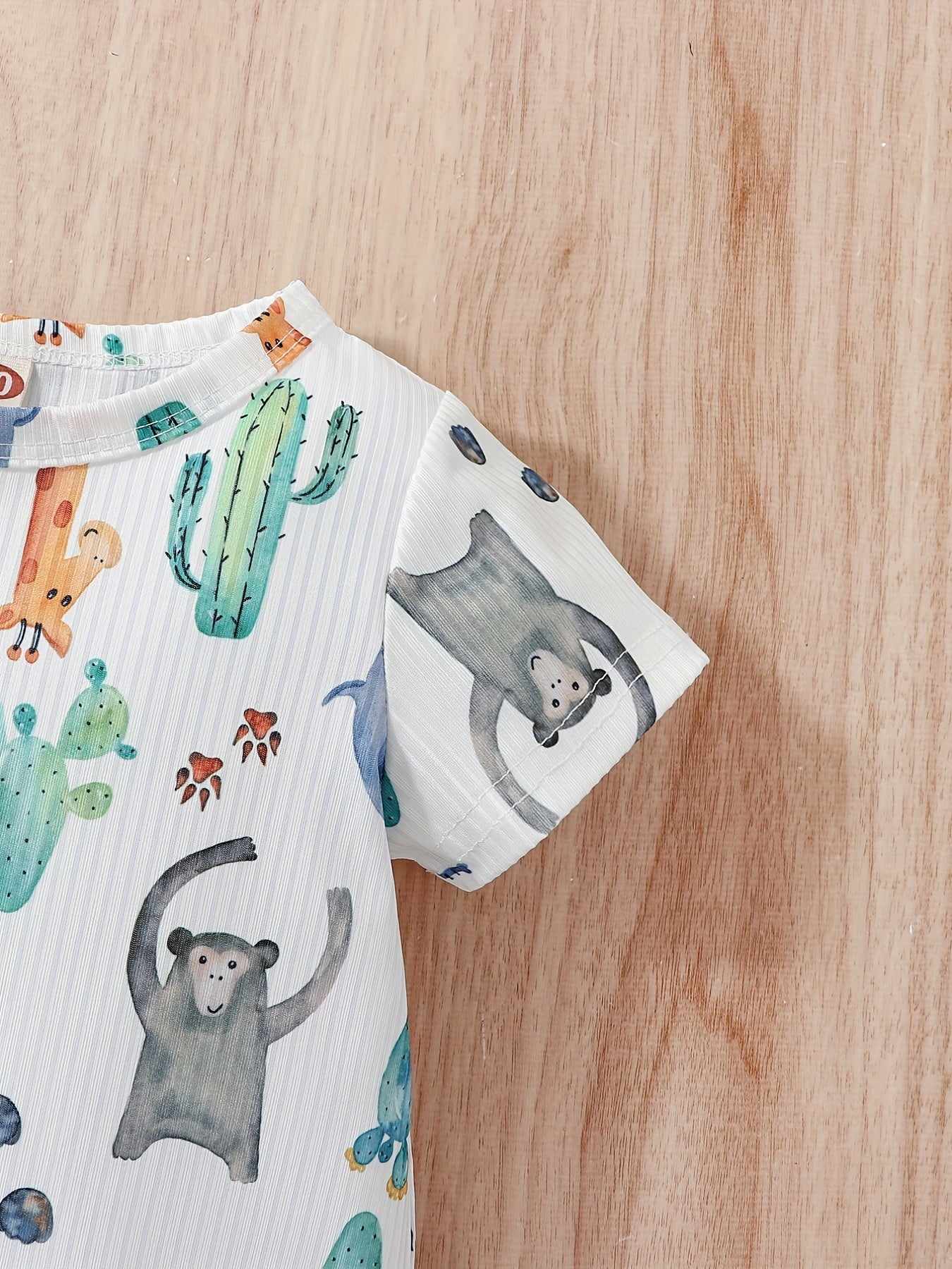 Cute Animal Print Romper for Baby - Perfect Summer Outfit