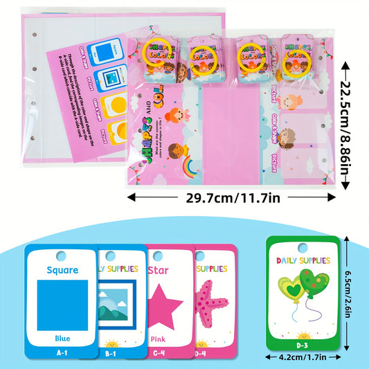 NeslGenc Learning Flashcards Set for 3-6 Year Olds