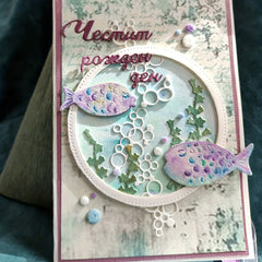 1pc Bubble Craft Metal Cutting Dies for Card Making