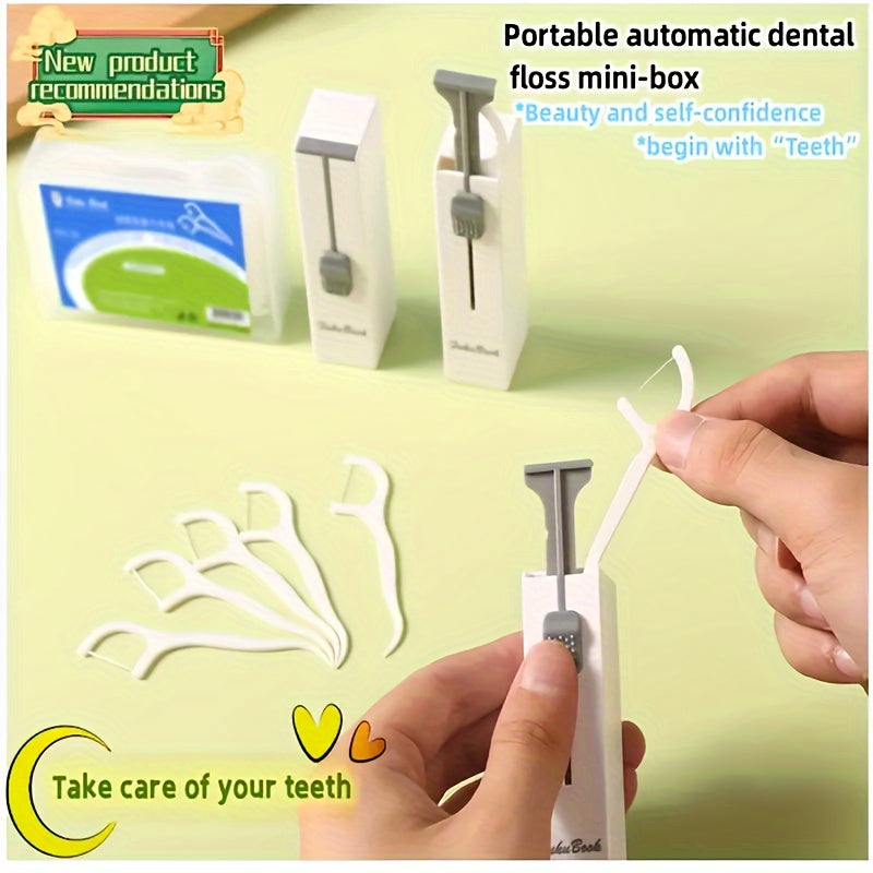 Automatic Dental Floss Picks Dispenser Box