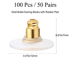 Silver Earring Safety Backs - Replacement Clutch Backs for Earrings - 5 Pairs