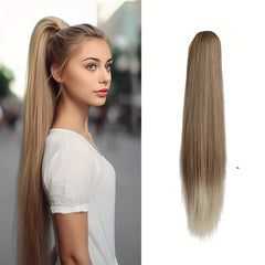 Long Straight Ponytail Extensions Clip In Hair Extensions Natural Look