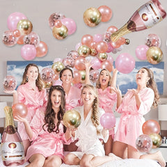 Pink 36" Wine Bottle Balloon Set Girls Birthday Party Decor Wedding Baby Shower
