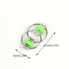 Adult Venting Bicycle Chain Toy Stress Relief Metal Keychain