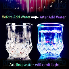 KFQ LED Wine Glasses Whiskey Cup for Parties Night Clubs Bars
