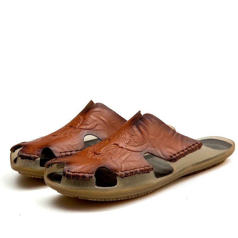 Men's Wear Resistant Non Slip Comfy Slides Beach Shoes