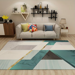 Floral Print Area Rug Anti Fatigue Soft and Comfortable