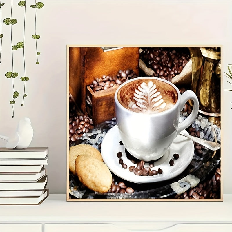 4pcs Set 5D Coffee Cup Diamond Painting Full Of Diamonds