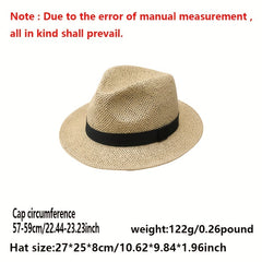 Hollow Out Sun Hat Straw Fedora Cap Beach Hats Women