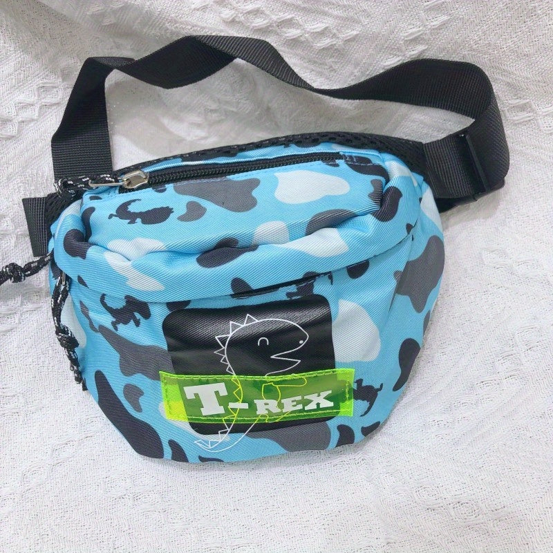 Boys Dinosaur Camo Crossbody Bag