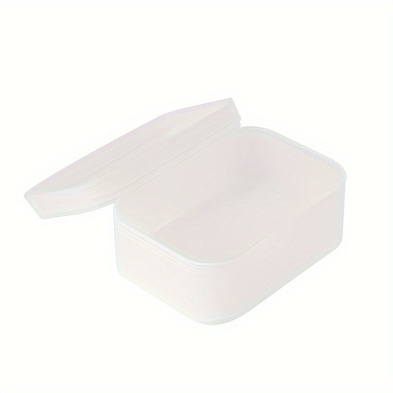 Plastic Transparent Cosmetic Storage Box with Cover