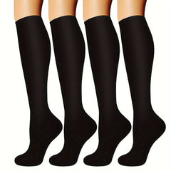 Copper Compression Socks For Women Men 15-20 Mmhg Knee High Socks