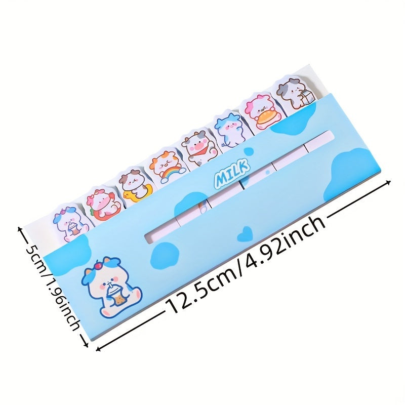 1pc Cartoon Animal Line Stand Sticky Notes Index Notes Stationery