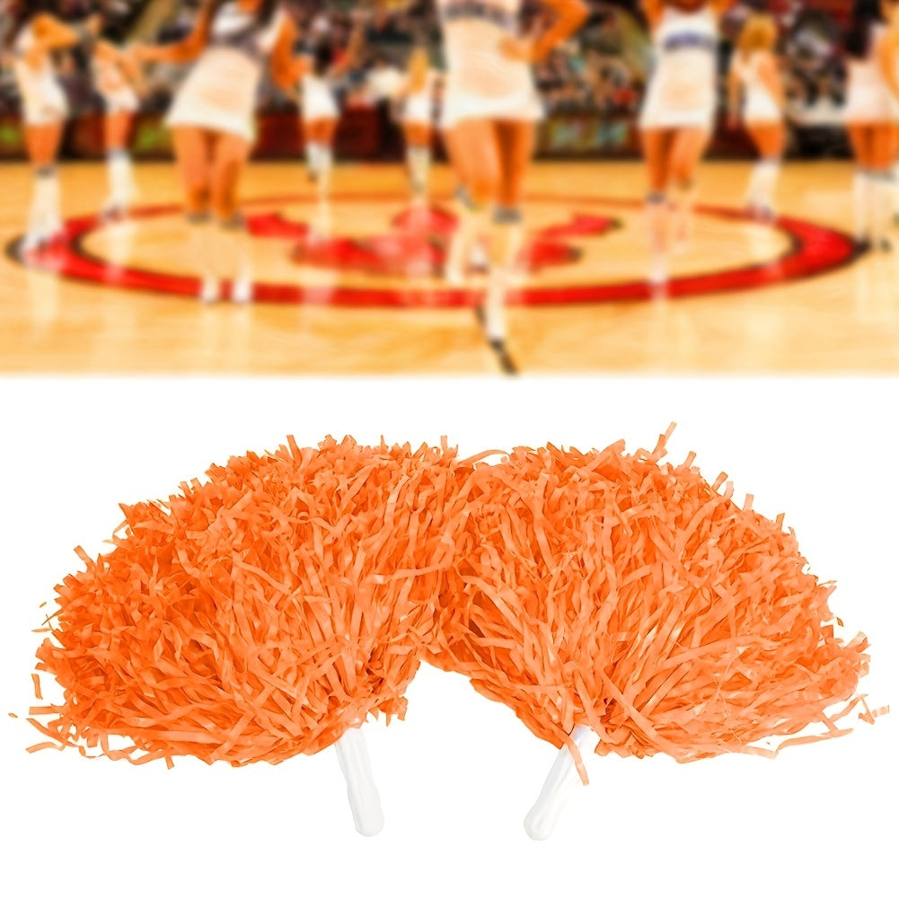 2pcs PE Plastic Cheering Poms Handheld Props Dancing Supplies