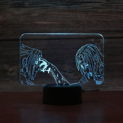 Anime 3D Night Light Acrylic Colorful Lamp Usb Decoration