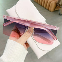 Y2K Gradient Lens Sunglasses Vintage Punk Style UV400