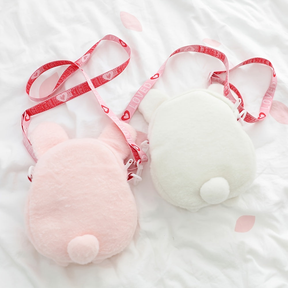 Cartoon Bunny Plush Bag Coin Purse for Girls