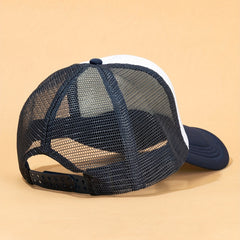 Coconut Tree Print Mesh Baseball Cap for Men