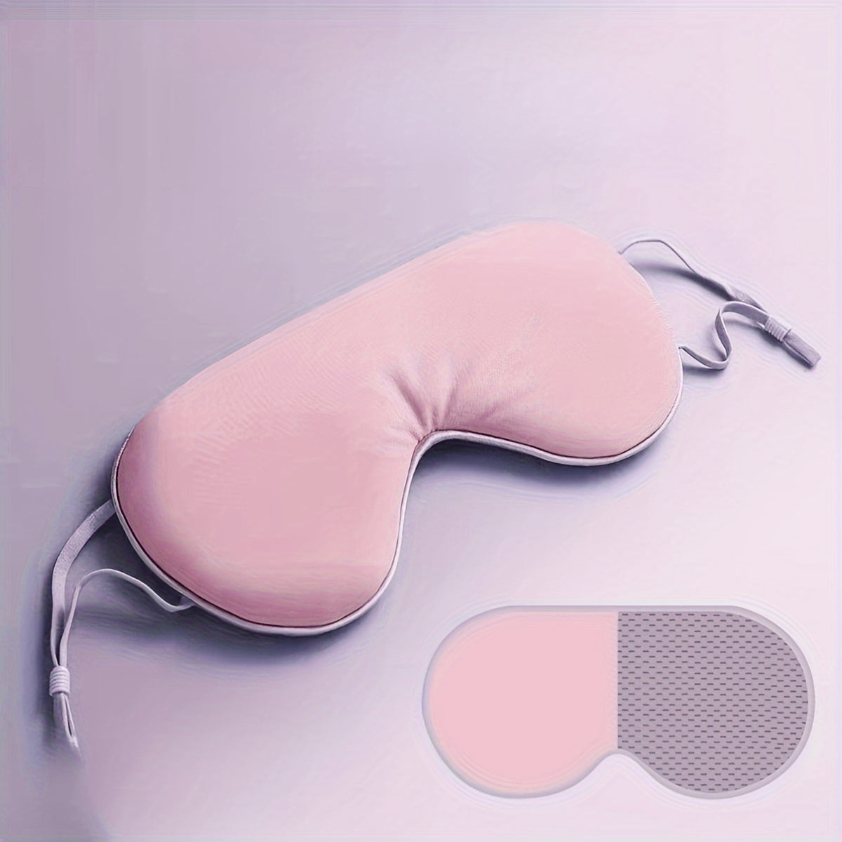 Solid Blackout Sleep Eye Mask Soft Comfy Blindfold Travel Rest Yoga