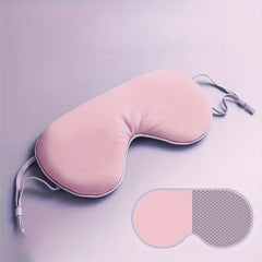 Solid Blackout Sleep Eye Mask Soft Comfy Blindfold Travel Rest Yoga