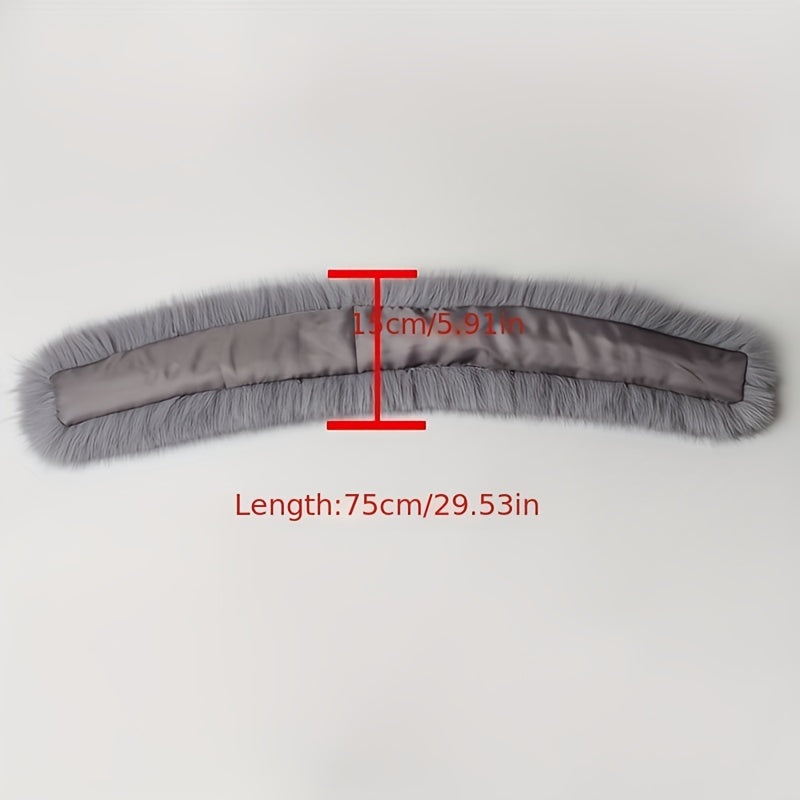 Faux Fur Collar Scarf Hood for Winter Coat