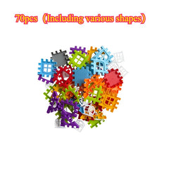 70pcs Interlocking Bricks Set Educational Toy