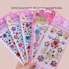 Princess Rewards Gems Stickers for Kids and Girls