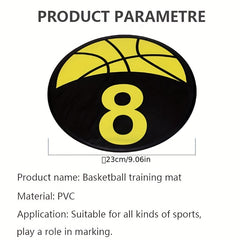 10pcs Anti Slip Poly Spot Markers Basketball Training Equipment