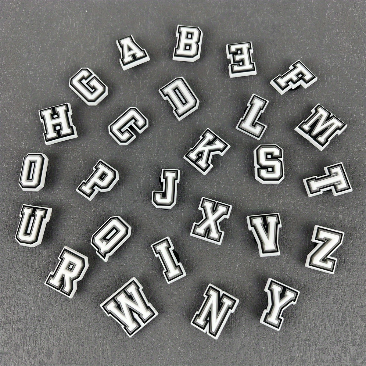26pcs Letter & 11 Pcs Number Bag Decor Portable Mini Beach Accessories