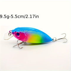 1pc Plastic Hard Bait With Treble Hook Long Casting Bionic Bait Fishing Tackle