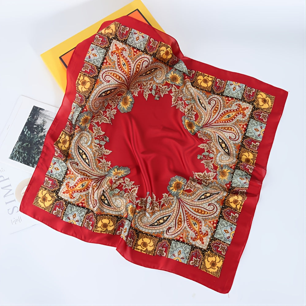 Women's Satin Silk Hair Wrapping Scarf Night Sleeping Headscarf