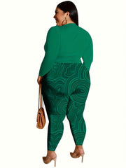 Women's Casual Letter Print Top & Pants Set
