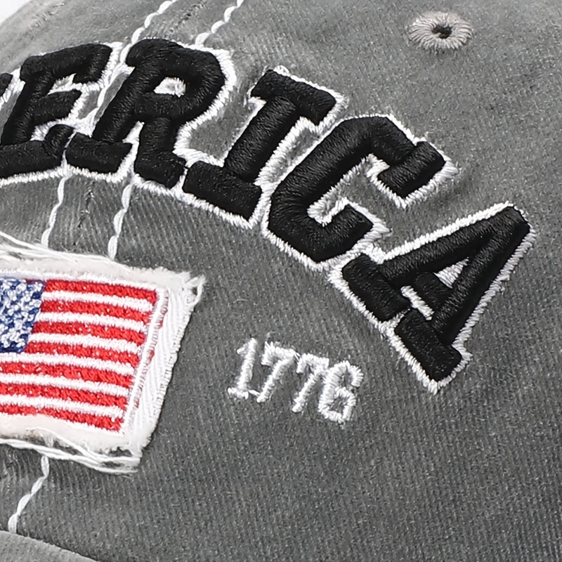 Vintage Letter Embroidery Baseball Cap