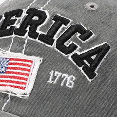 Vintage Letter Embroidery Baseball Cap