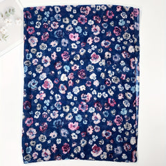 Flower Print Scarf Shawl Lightweight Casual Head Wraps Hijab Women Turban