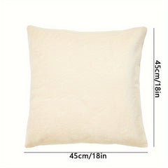 2pcs Blank Canvas Pillowcase Cream 45 Sofa Pillowcase