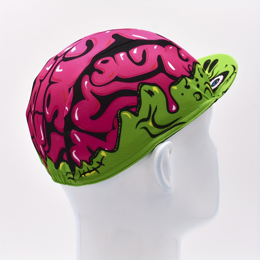 Retro Skull Hat Cycling Cap Breathable Quick Dry Bike Riding Cap