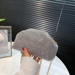 Women's Chain Shoulder Bag Sequin Cloud Bag