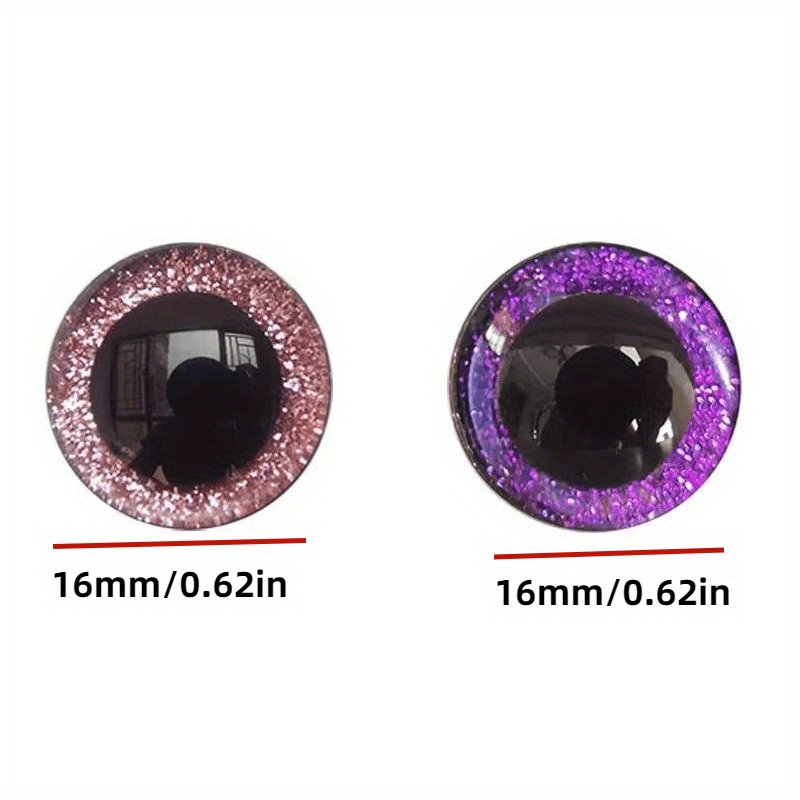 12mm 35mm Mixed Doll Eyes Plastic Safety Eyes DIY Doll Accessories