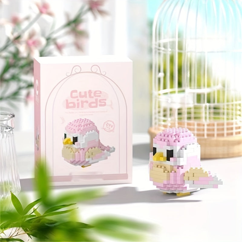 DIY Cartoon Bird Animal Building Blocks Assembly Toys