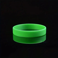 Solid Silicone Bracelet Waterproof Wristband Sport Band